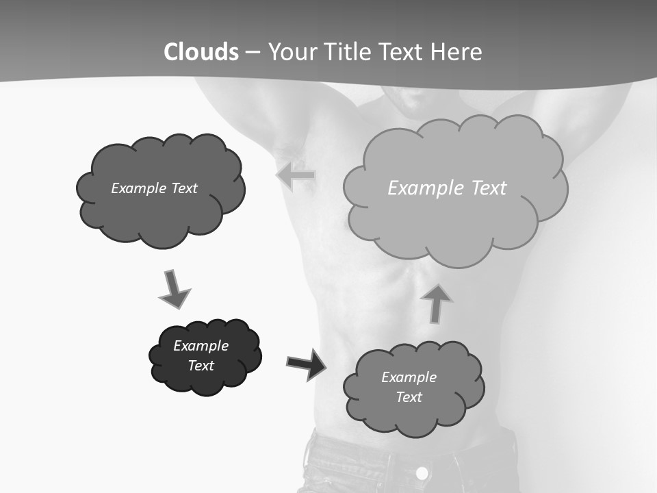 Nature Masculine Naked PowerPoint Template