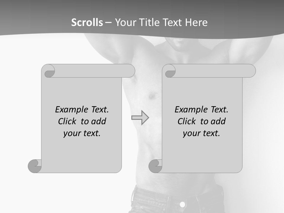 Nature Masculine Naked PowerPoint Template