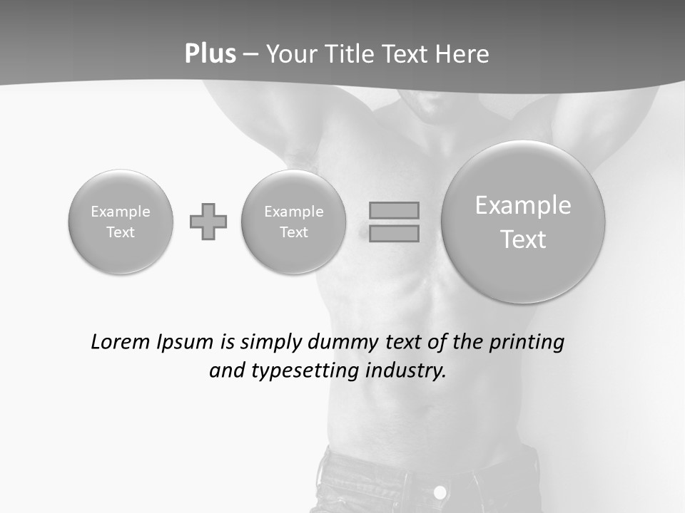 Nature Masculine Naked PowerPoint Template