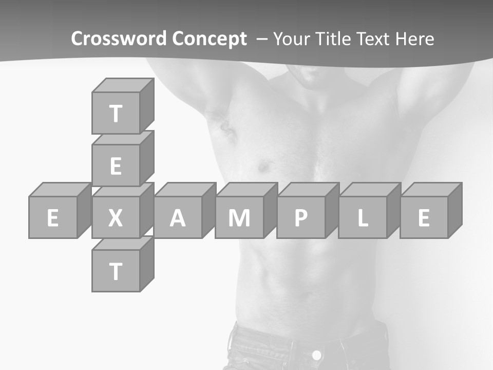 Nature Masculine Naked PowerPoint Template