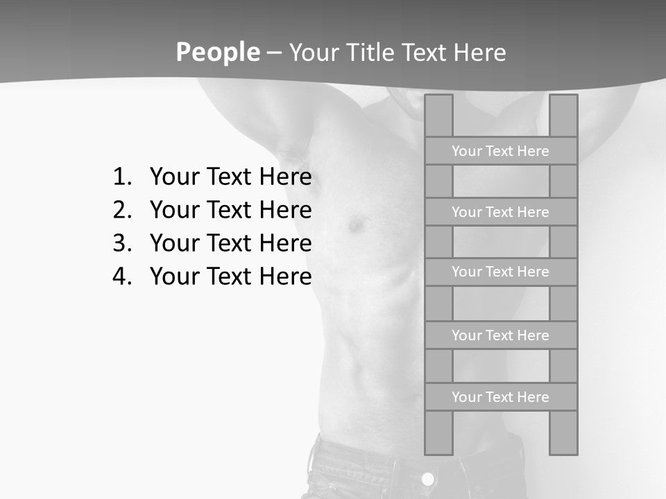 Nature Masculine Naked PowerPoint Template