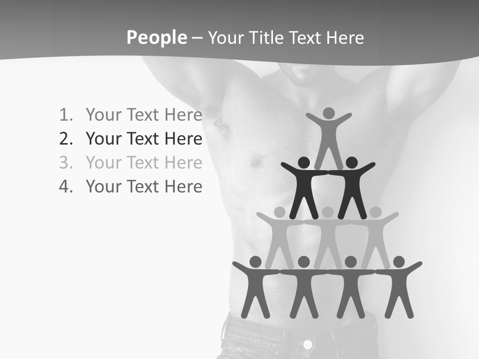 Nature Masculine Naked PowerPoint Template