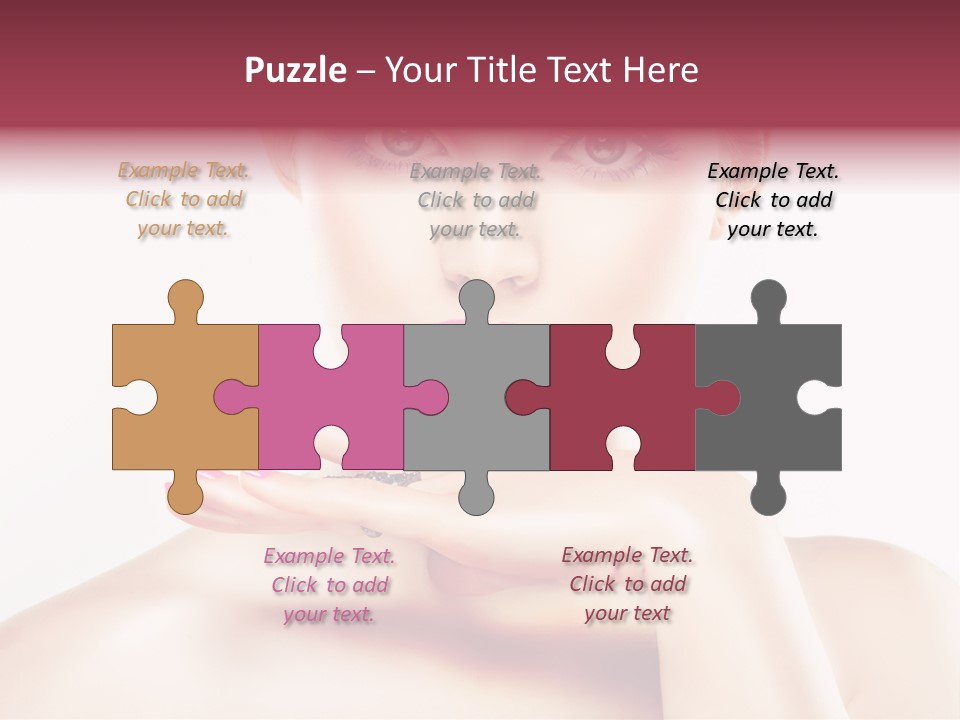 Colour Bright Nail PowerPoint Template