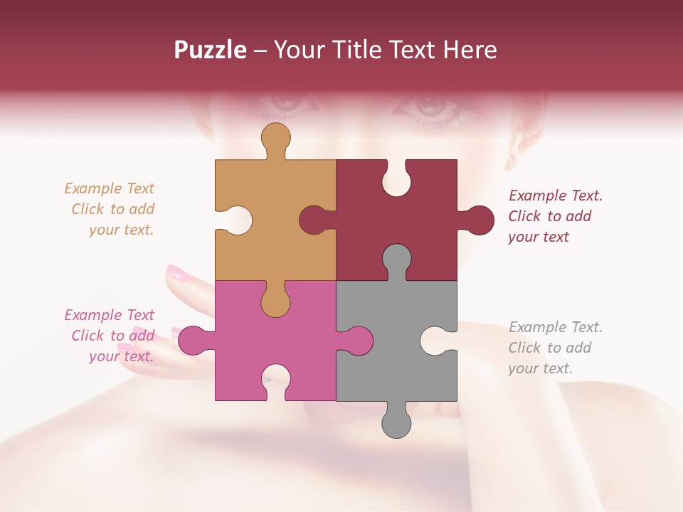 Colour Bright Nail PowerPoint Template