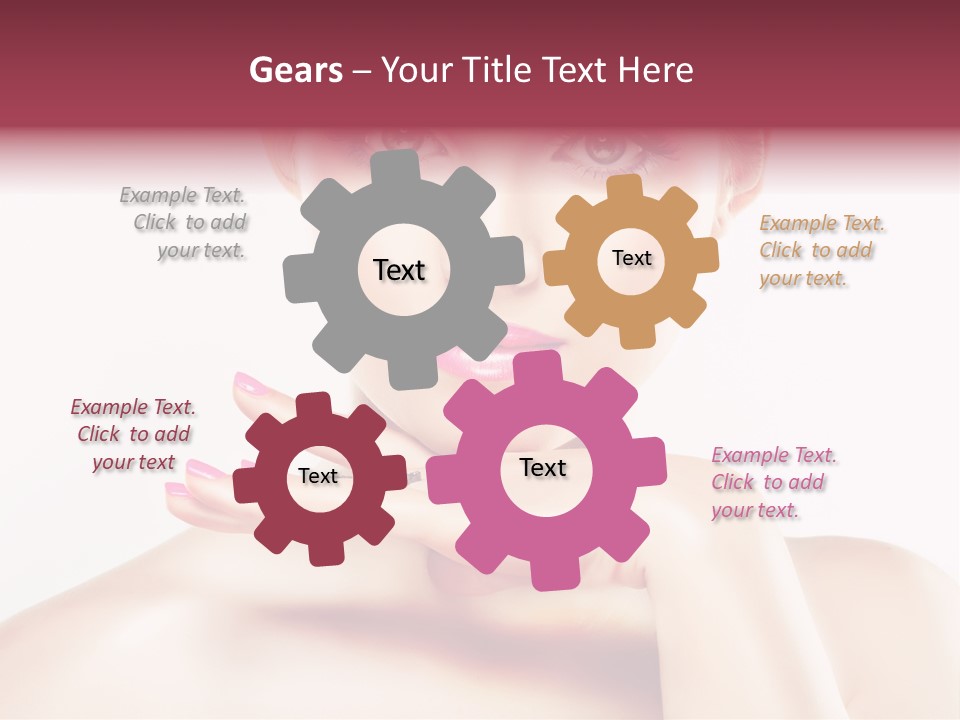 Colour Bright Nail PowerPoint Template