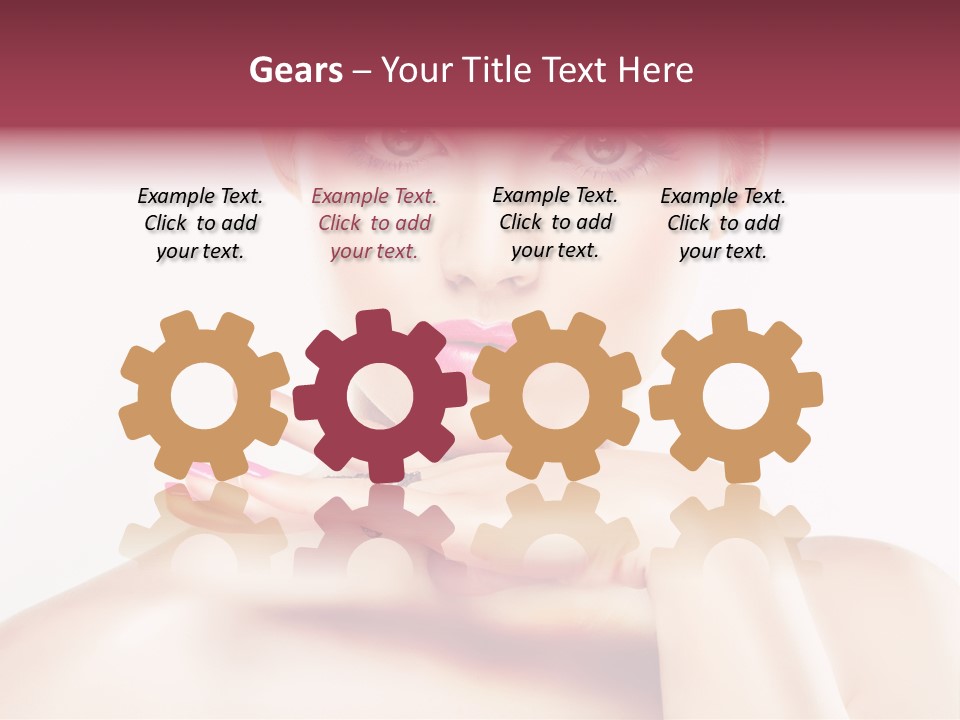 Colour Bright Nail PowerPoint Template