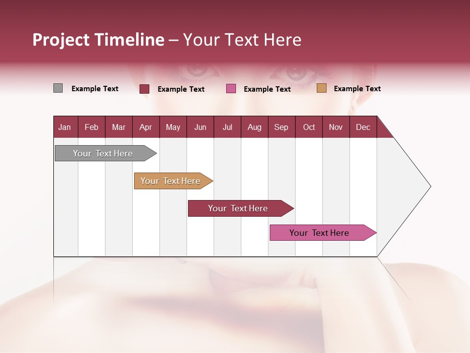 Colour Bright Nail PowerPoint Template