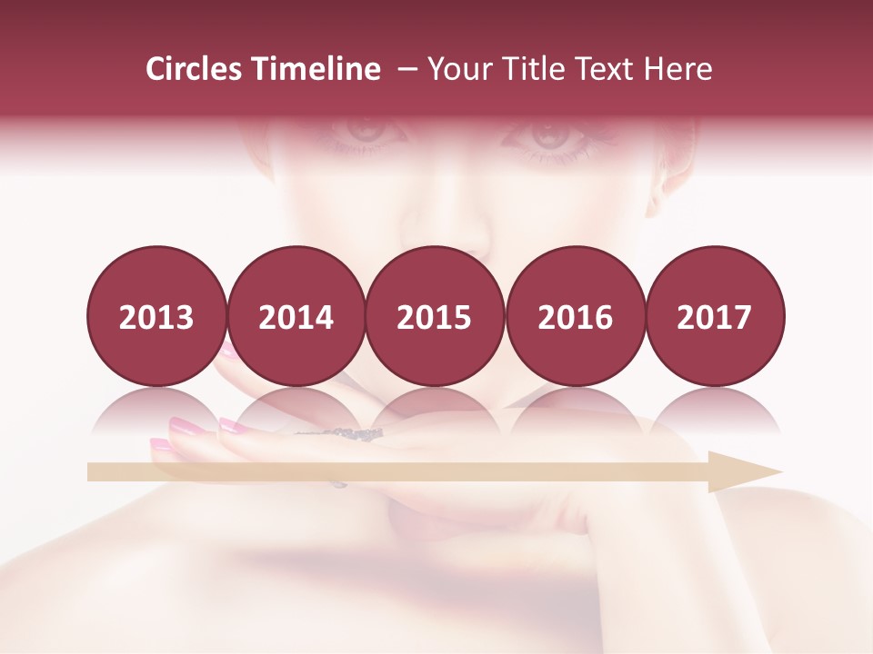 Colour Bright Nail PowerPoint Template