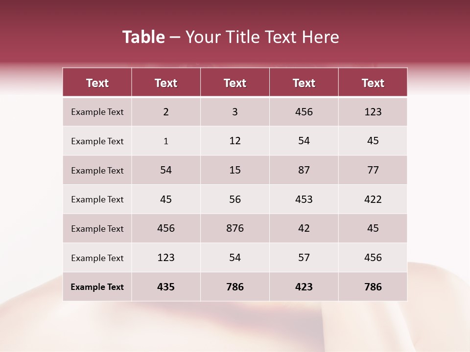 Colour Bright Nail PowerPoint Template