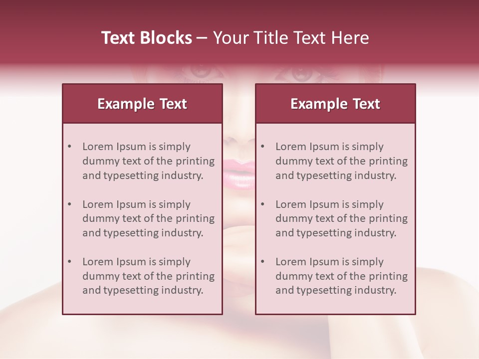 Colour Bright Nail PowerPoint Template