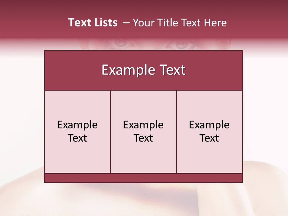 Colour Bright Nail PowerPoint Template