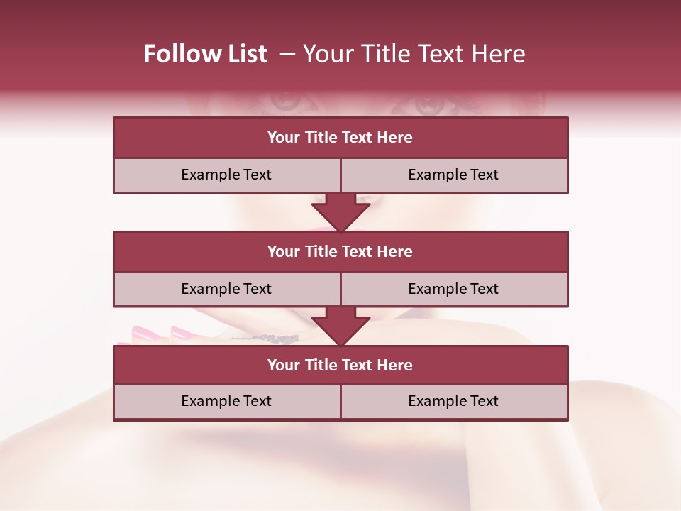 Colour Bright Nail PowerPoint Template