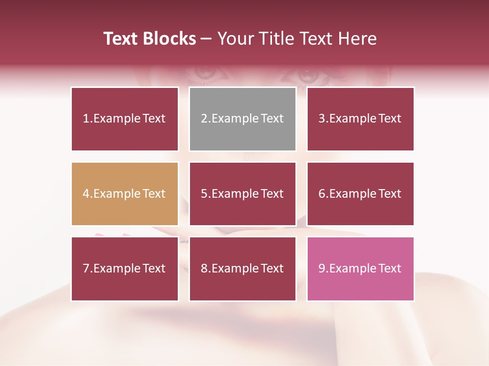 Colour Bright Nail PowerPoint Template