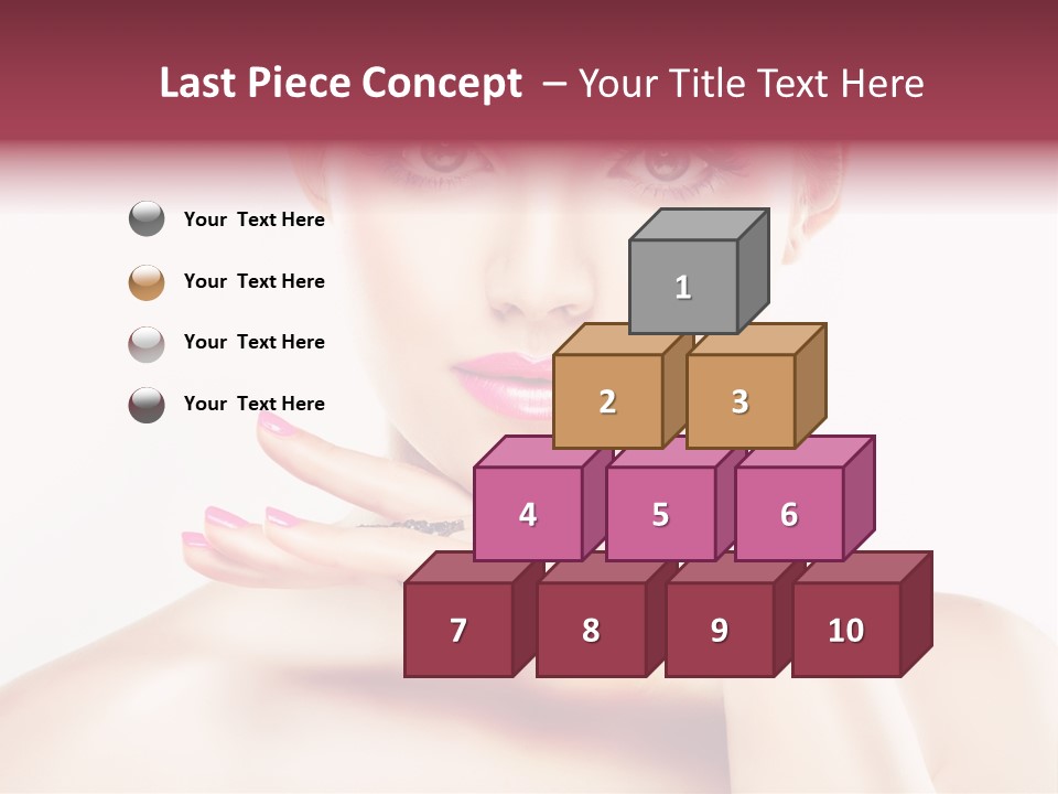 Colour Bright Nail PowerPoint Template