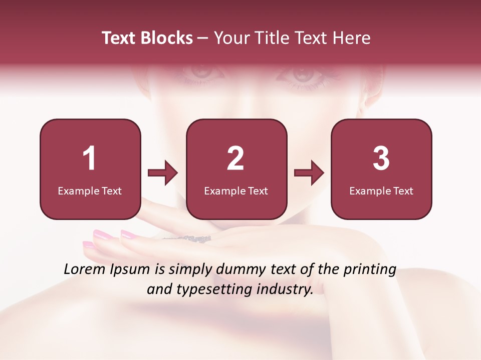 Colour Bright Nail PowerPoint Template