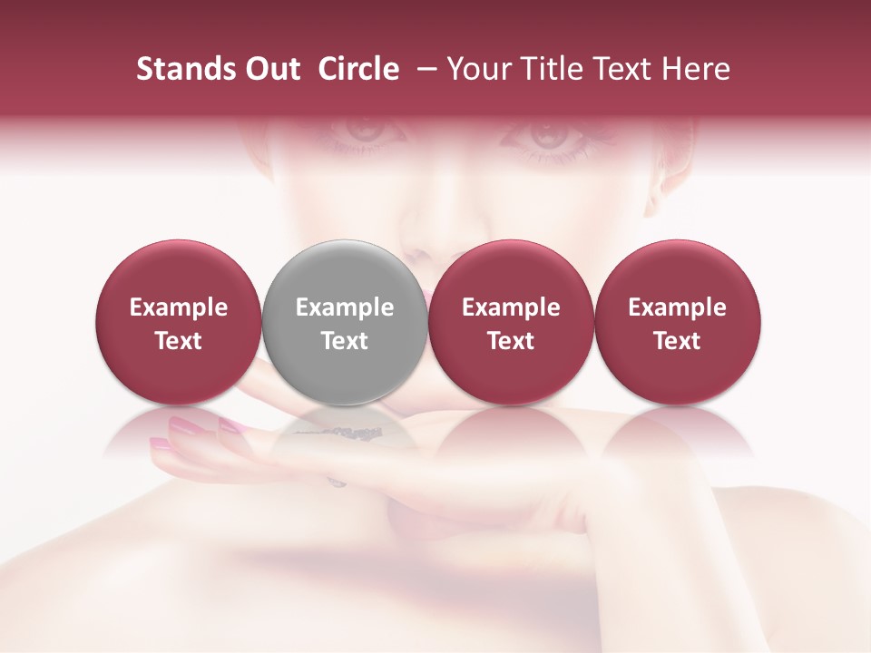 Colour Bright Nail PowerPoint Template