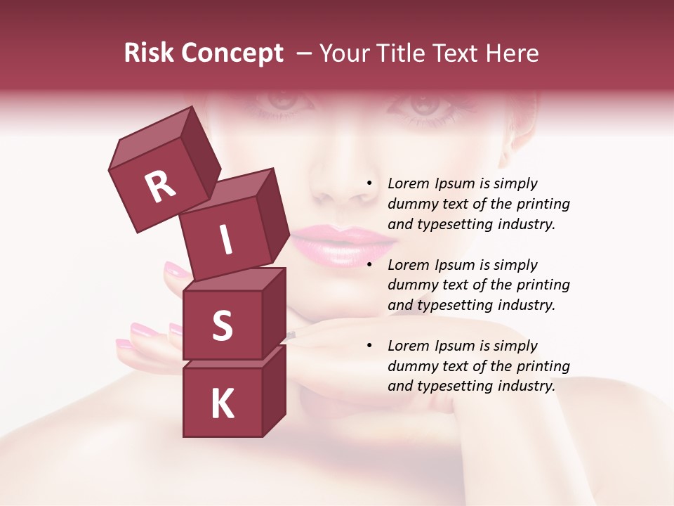 Colour Bright Nail PowerPoint Template