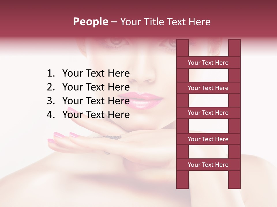 Colour Bright Nail PowerPoint Template