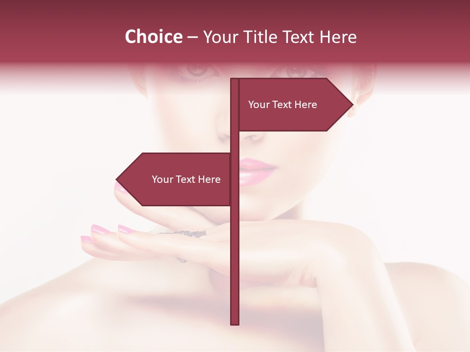 Colour Bright Nail PowerPoint Template