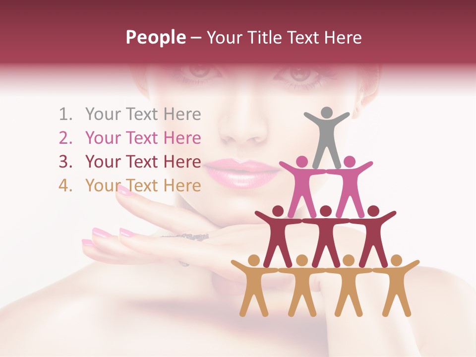 Colour Bright Nail PowerPoint Template