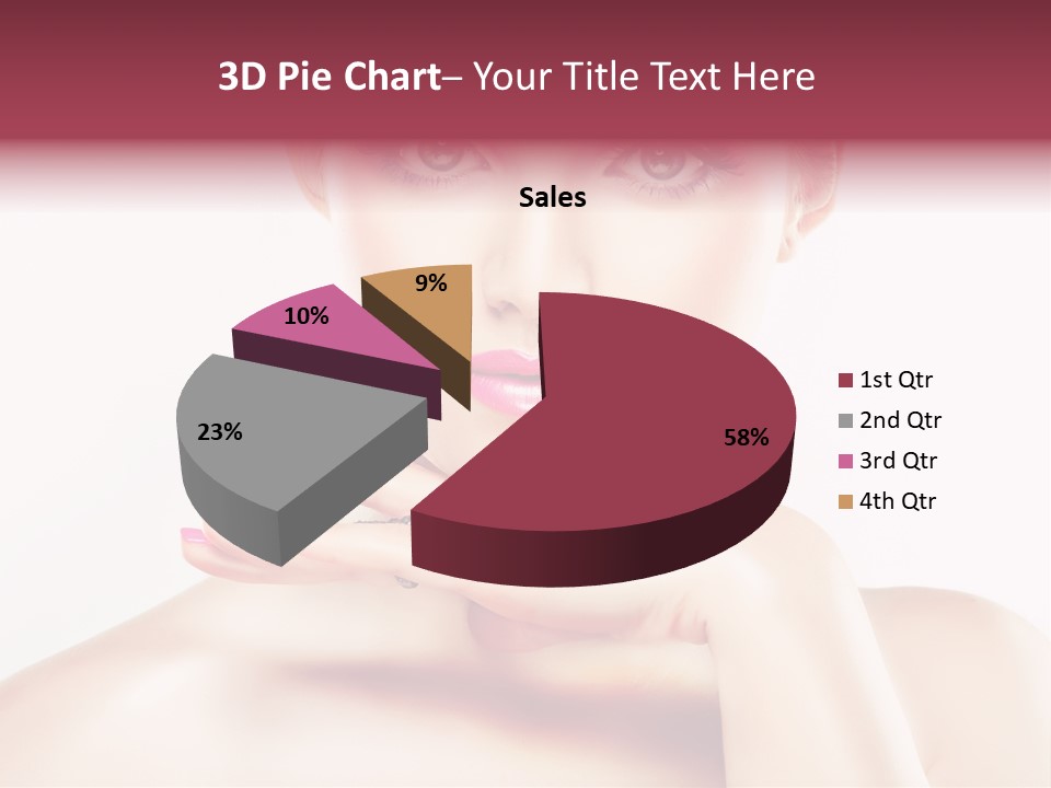 Colour Bright Nail PowerPoint Template