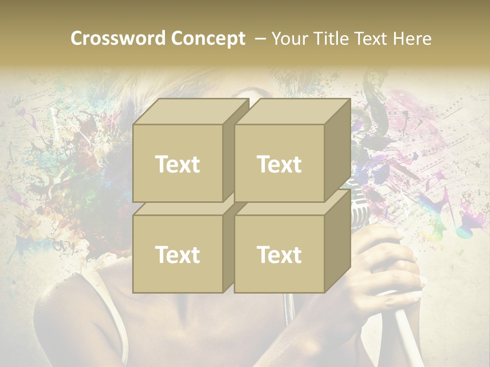 Scream Color Stereo PowerPoint Template