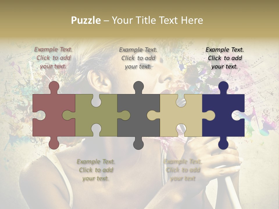 Scream Color Stereo PowerPoint Template