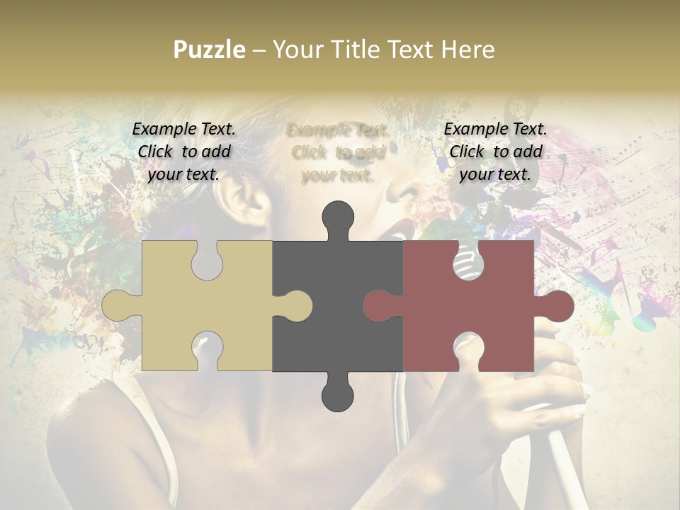 Scream Color Stereo PowerPoint Template