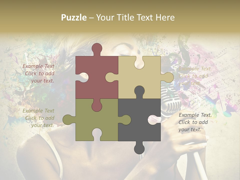 Scream Color Stereo PowerPoint Template