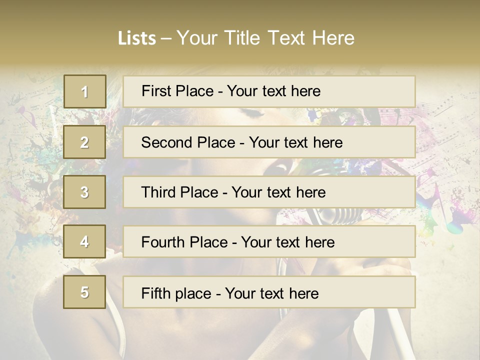Scream Color Stereo PowerPoint Template