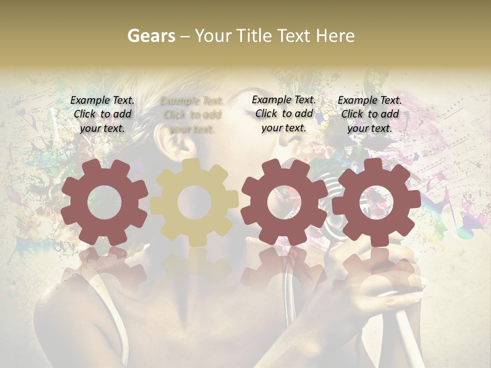 Scream Color Stereo PowerPoint Template