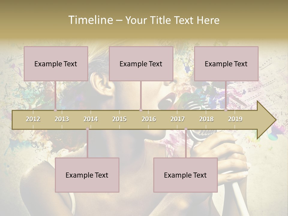 Scream Color Stereo PowerPoint Template