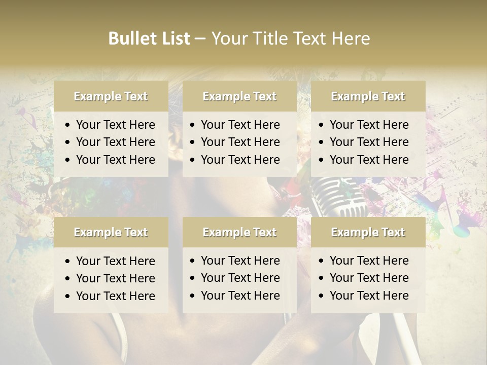 Scream Color Stereo PowerPoint Template