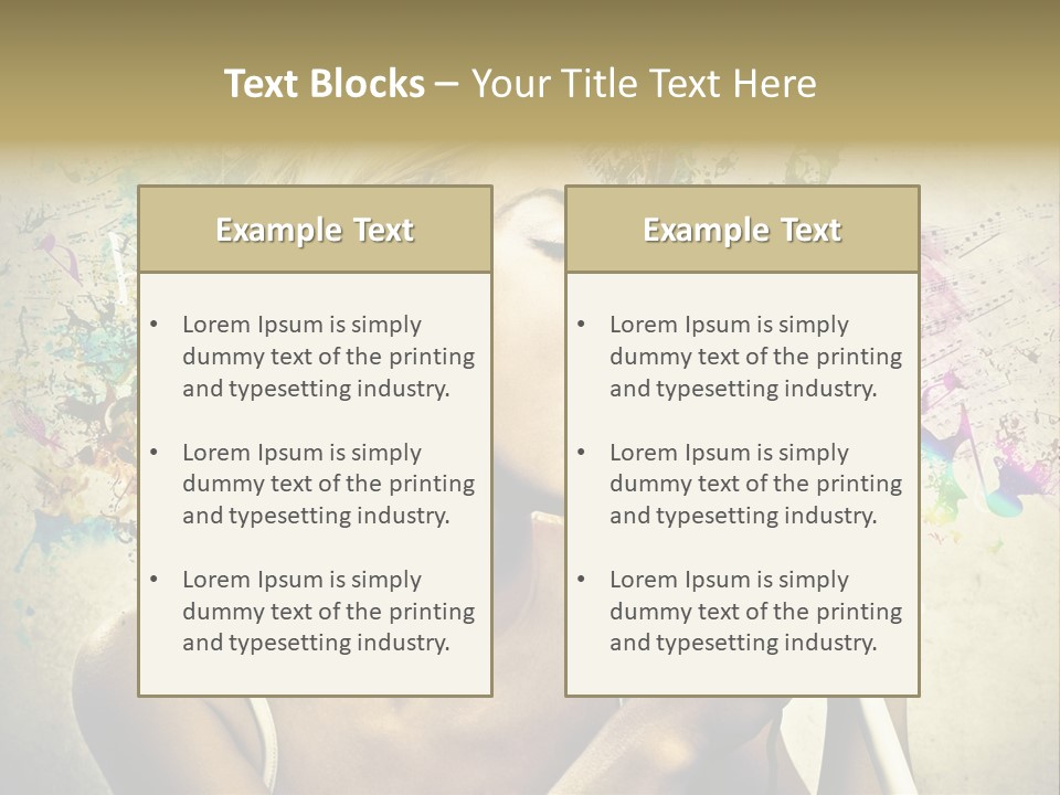 Scream Color Stereo PowerPoint Template