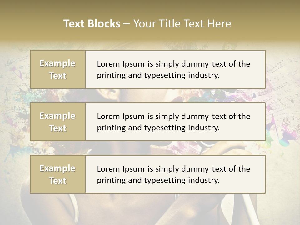 Scream Color Stereo PowerPoint Template