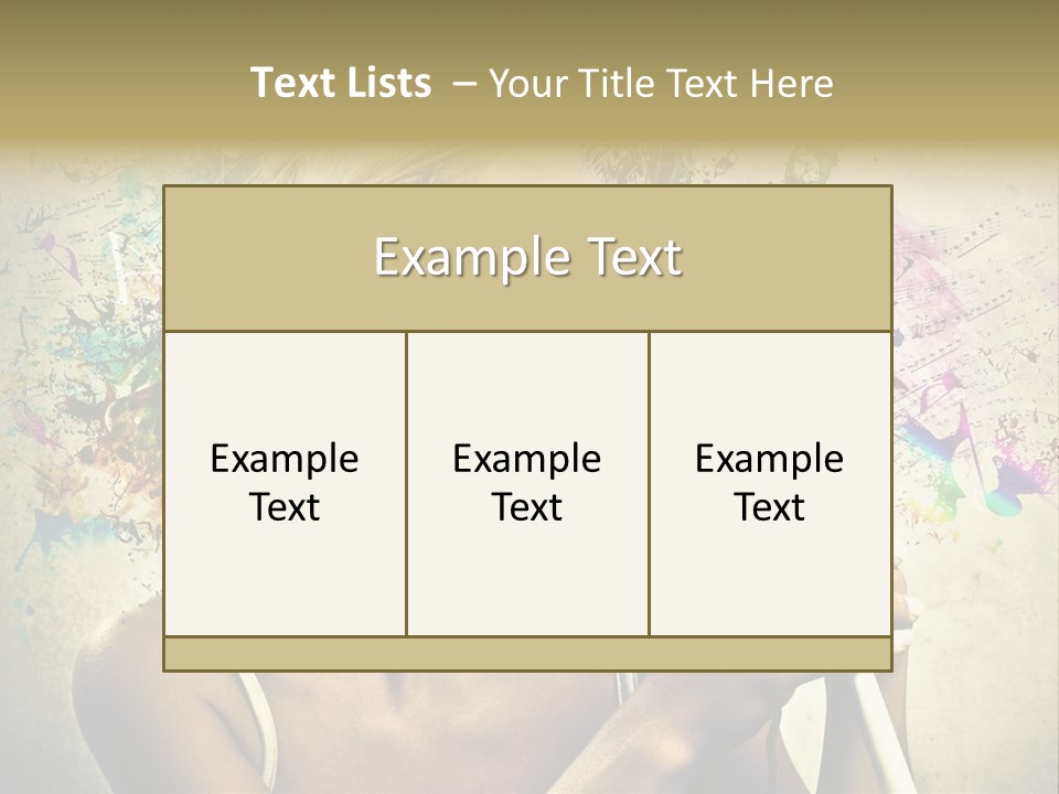 Scream Color Stereo PowerPoint Template