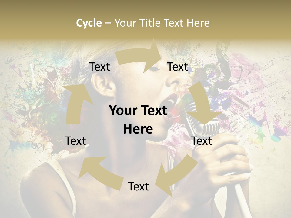 Scream Color Stereo PowerPoint Template