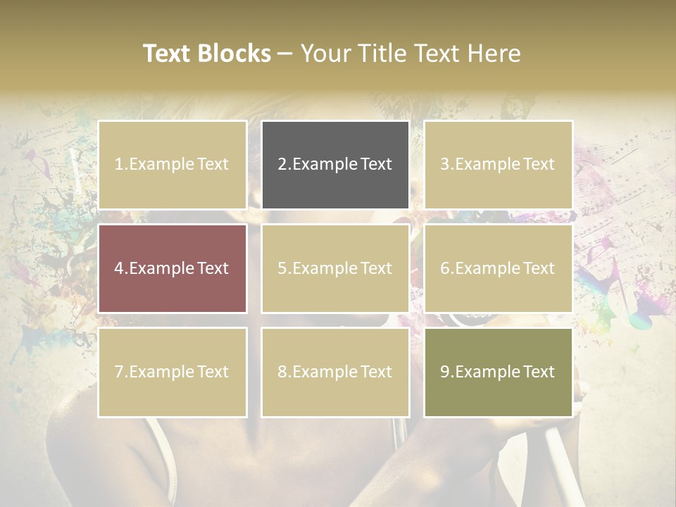 Scream Color Stereo PowerPoint Template