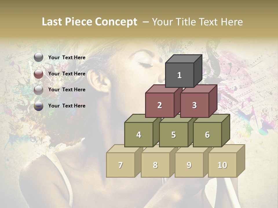 Scream Color Stereo PowerPoint Template