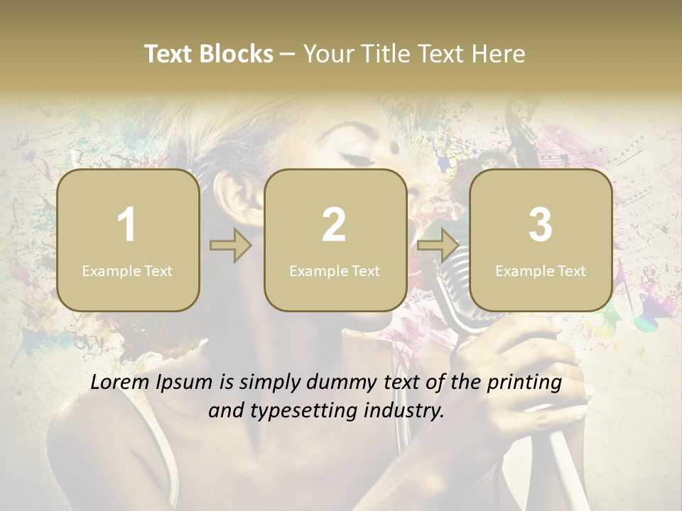 Scream Color Stereo PowerPoint Template