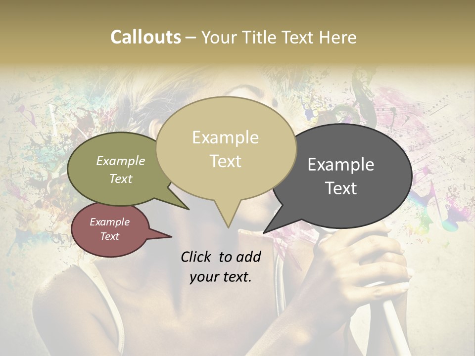 Scream Color Stereo PowerPoint Template