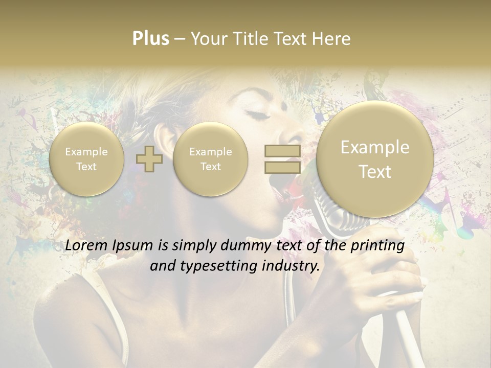 Scream Color Stereo PowerPoint Template