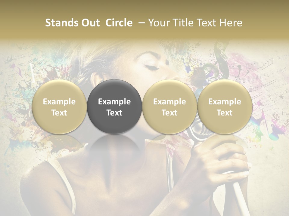 Scream Color Stereo PowerPoint Template