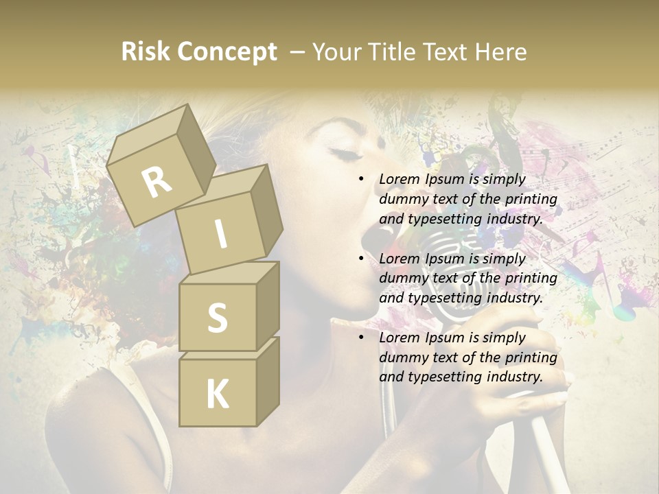 Scream Color Stereo PowerPoint Template