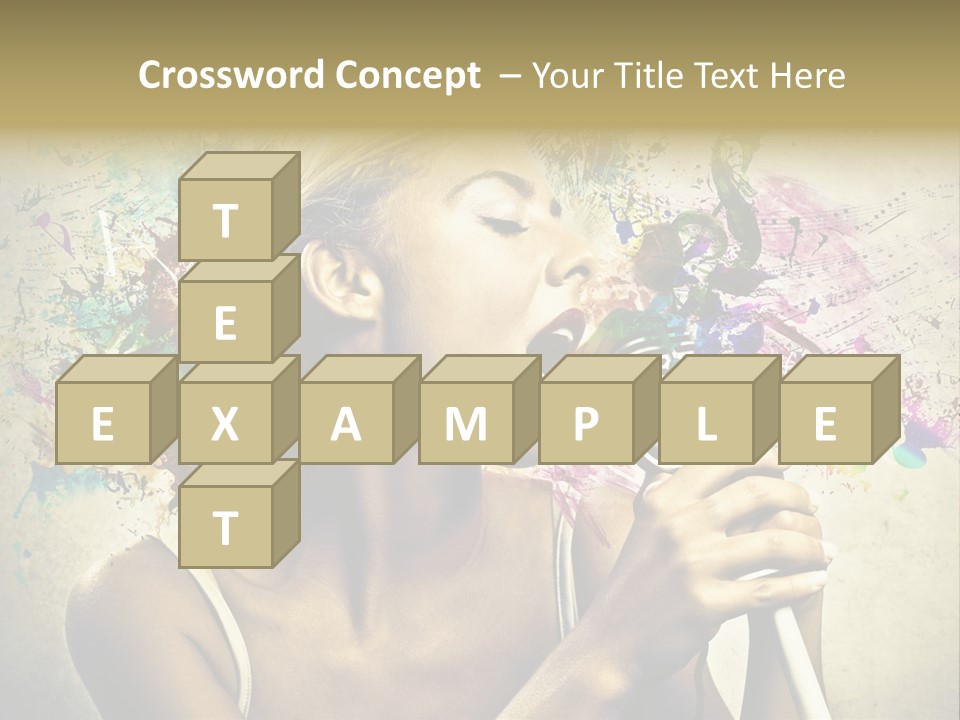 Scream Color Stereo PowerPoint Template