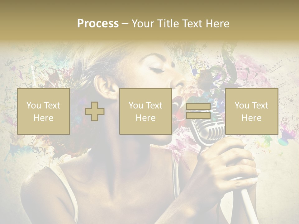 Scream Color Stereo PowerPoint Template