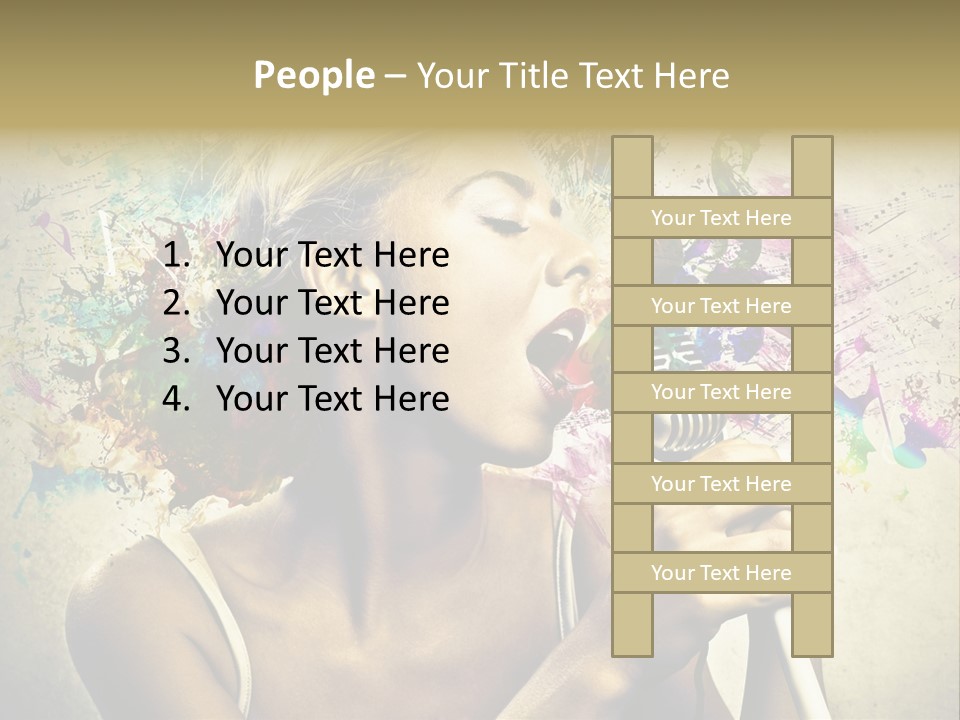 Scream Color Stereo PowerPoint Template