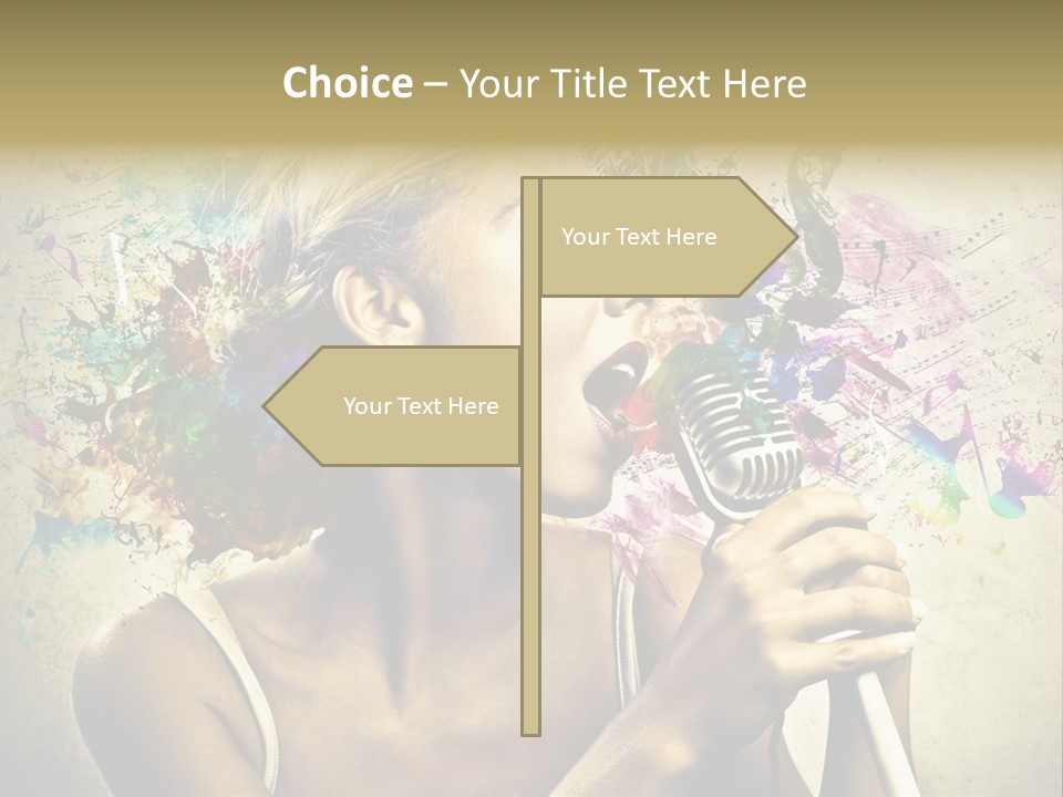 Scream Color Stereo PowerPoint Template