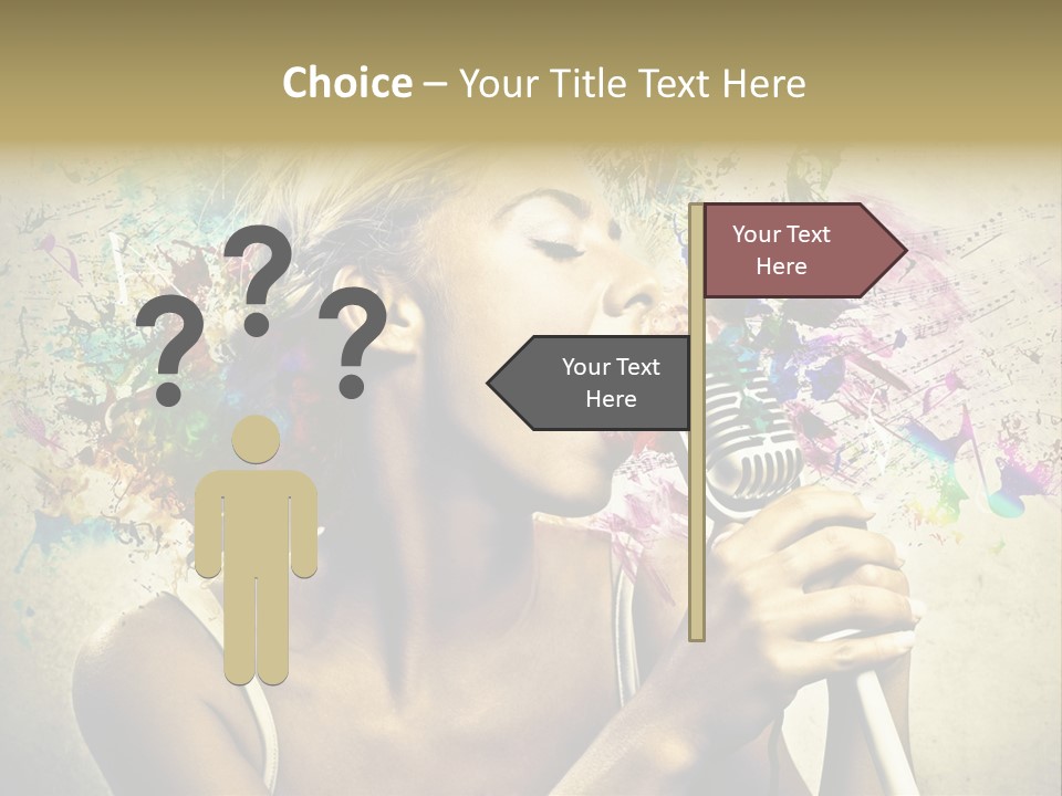 Scream Color Stereo PowerPoint Template