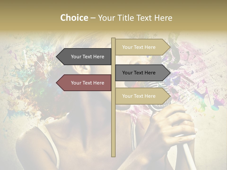 Scream Color Stereo PowerPoint Template